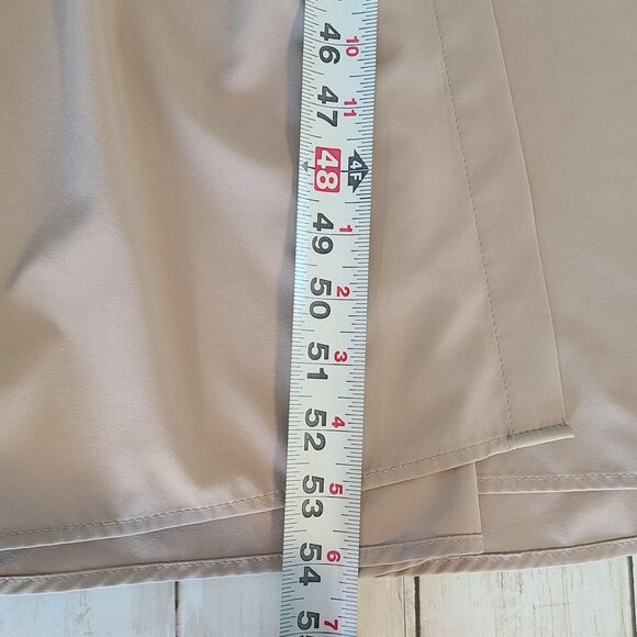 Calvin Klein Button Up Utility Belted Maxi Dress Minimalist 10 Khaki Acadamia - Picture 7 of 8